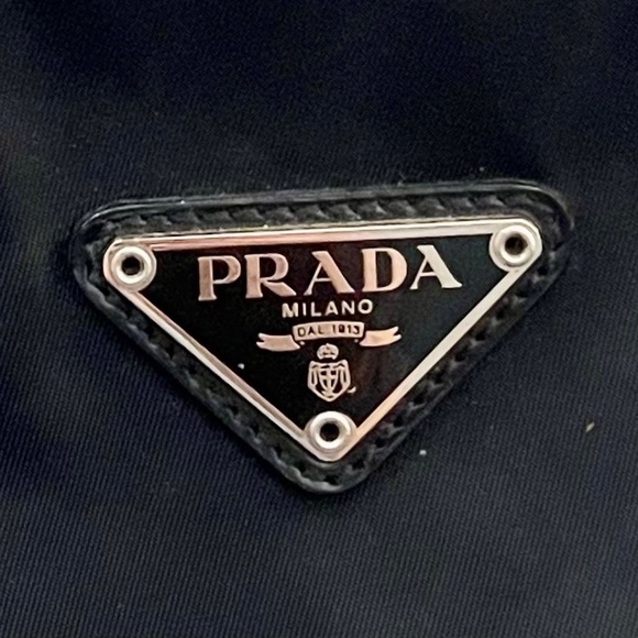 Prada Tessuto Nero Nylon + Leather Satchel Black + Authenticity Card + Dust bag - Picture 5 of 13